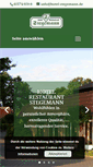 Mobile Screenshot of hotel-stegemann.de